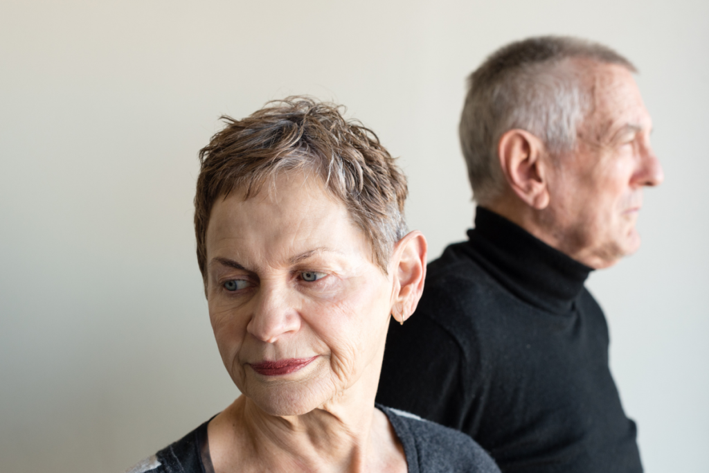 Capgras syndrome: picture shows middle-aged c
